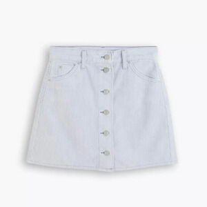 NWT Levi Purple Corduroy Buttonfront Skirt Size 26